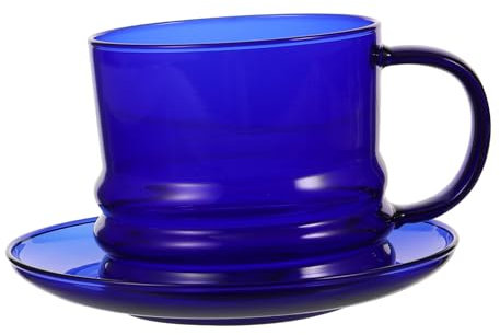 PRETYZOOM 3 Sets Glaskaffeetasse Mc Café Coffee Chllophyl A Party Borosilikatglastasse Kaffeetasse Mit Untertasse Getränkegriff Trinkbecher Wasserbecher Saftglas Glas Mit Hohem