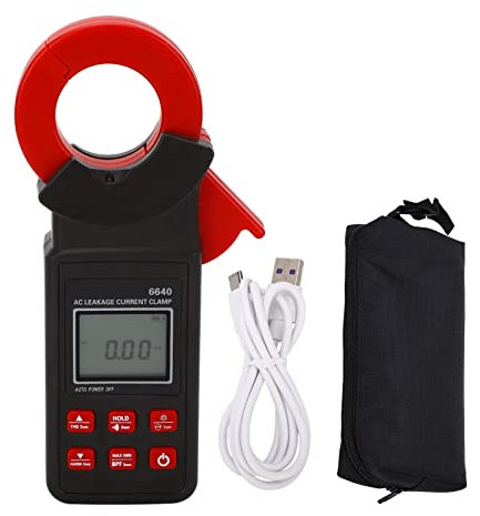 Mavaol Multifunctional AC Leakage Current Clamp Meter, Backlit, Anti-Interference Tester for Power, Communication, and Industrial Applications