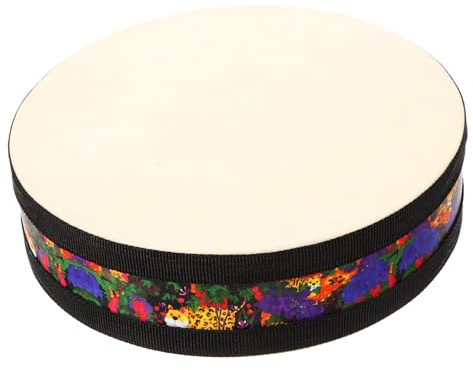 VALICLUD Wellentrommel Musik Percussion Instrument Holzrahmen Ozean Klang Entspannende Meditation Anfänger Trommel Für Konzert Geburtstag Party