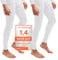 Celodoro 2er Pack Herren Ski- und Thermounterhose Light - Weiß 3XL