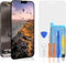 bokman für iPhone 14 Display Ersatzbildschirm Schwarz LCD-Glas-Touchscreen 6,1 Zoll, Passendes Profi-Werkzeugset enthalten