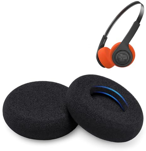 Voarmaks Almohadillas de repuesto de espuma compatibles con auriculares inalámbricos JLAB Rewind, más grandes y gruesos, cómoda cubierta de esponja de alta densidad