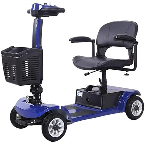 Vehículo de Movilidad 4 Ruedas Plegable Desmontable Batería Extraíble Ideal Pasillos y Ascensores 190 Kg Dortomedical®