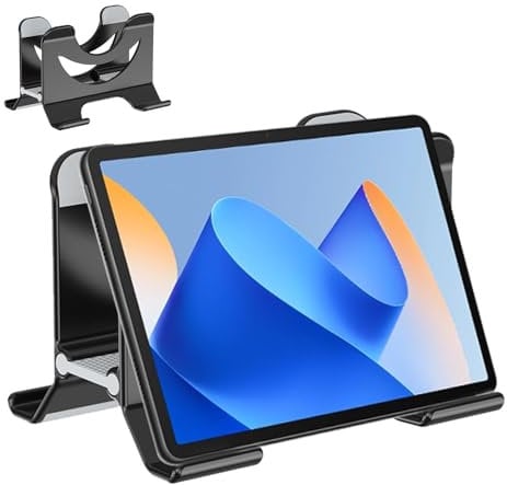 zwxqe Laptop Vertical Stand, Anti-Slip Computer Holder, Adjustable Vertical