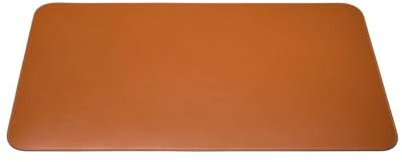 Schreibtischunterlage aus Leder – Premium Schreibtisch- & Schreibunterlage für Büro und Zuhause, elegant von Maruse (Cognac)