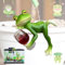 Weploda Frosch Blumentopf Hänger Ornament, Mini Süße Frösche Garten Pflanzgefäß Dekor, Lustiger Trink Frosch Statue, Wetterfest Hängende Frosch Figur Kantenhocker Dekoration