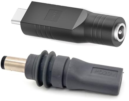 Powerful PD20V Adapter DC5521 To USB C 100W Fast Charging For Laptops And Tablets Power Adapters Set USB C Converter