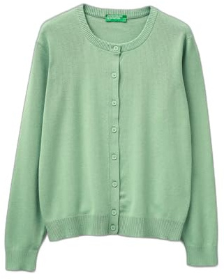 United Colors of Benetton Maglia Coreana M/L 1c19d502p Maglione Cardigan Donna (Pacco da 1)