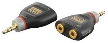 DAP Audio 3p.miniJackM/2x3p. miniJack fem., Inkl. 4 x 10 Kilo-Ohm Widerstände