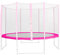SixBros. Tour de Protection de Rechange Rose pour Trampoline de Jardin - 1,85m - 4,60m PVC - RA-1956