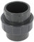 Raccord union PVC pression noir droit - Femelle Ø 63 mm - Girpi
