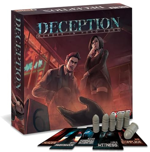 Grey Fox Games Deception Murder in Hong Kong - English
