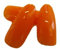 Fat-cat-copy-catz 100x False Medium Long Length Full Coverage Oval Rounded Tip French Full False Nails 10 different sizes - Orange