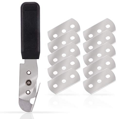 Ehdis Taglierino Coltello Cutter Professionale con 10Pz Lame di Ricambio, per Auto Window Tint Wrap Pellicola Wrapping, Pellicola dell'involucro del Vinile, Carta da regalo, carta da parati