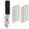 Ehdis Taglierino Coltello Cutter Professionale con 10Pz Lame di Ricambio, per Auto Window Tint Wrap Pellicola Wrapping, Pellicola dell'involucro del Vinile, Carta da regalo, carta da parati