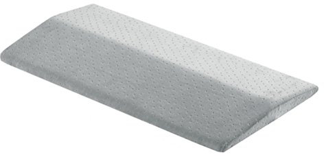 rosenice Lendenkissen Schlafen auf dem Bett Memory Schaum Lendenwirbelsäule Stützkissen (Grau)