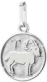 NKlaus Widder Sternzeichen 925 Sterlingsilber 12mm Kettenanhänger Zodiak Horoskop 9137