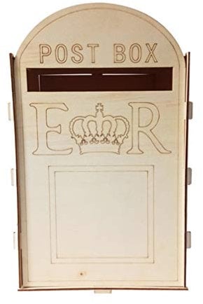Wedding Post Box Wooden Rustic Gift Card Holder Mailbox with Lock Craft Ornaments Wedding Party Decorations Supplies