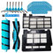 BSDY YQWRFEWYT Kit Accesorios de Recambio para Cecotec Conga Excellence 4090 4490 4690 Robot Aspiradora, 2 Cepillo Principal+4 Filtros + 6 Cepillos Laterales + 3 Mopas