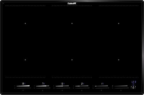 Foster 7383645 Ke Piano cottura a induzione cm 77X51 - vetroceramica NERO 6 ZONE