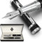 Wordsworth & Black Fountain Pen Set, 18K Gilded Medium and Fine Nibs, 6 Ink Cartridges and Refill Converter, Gift Case, Smooth Writing Pens [Black Chrome], Perfect for Men and Women