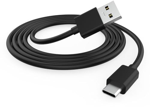 Zosvoses USB Type C Charger Cable Cord Compatible with WH-1000XM5 WH/WF-1000XM3 WH/WF-1000XM4 WH-XB910N WH-H910N WH-CH510 CH710N Wireless Noise-Canceling Headphones (150cm/Black)