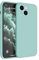 Topme Cover per Smartphone, Compatible with iPhone 15 Plus (6.7 Inches) Custodia Case, Protezione Della Pelle Della Custodia in Silicone Tpu - Ciano chiaro