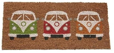 Briers Ltd VanFest Decoir Insert Mat 23x53cm - Insert Only - 70's Split-Screen Campervan Style pattern