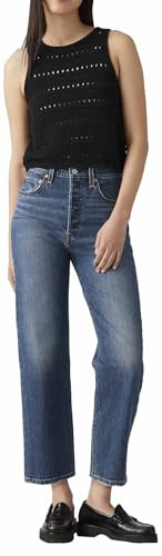Levi's Damen Ribcage Straight Ankle Jeans