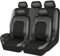 PARIE Auto Sitzbezüge Sets für BMW X3 E83 2004 2005 2006 2007 2008 2009 2010, Allwetter Atmungsaktiv Komfortabler Verschleißfest Vordersitze Und Rücksitze Zubehör,A/Black