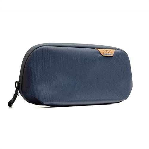 Peak Design Small Tech Pouch, Coyote, Ocean Edition, Electronics Organizer for Travel or Everyday Carry, Origami-Style Storage, Cable Pass-Through, Weatherproof, Gear Carry Bag for Men and Women