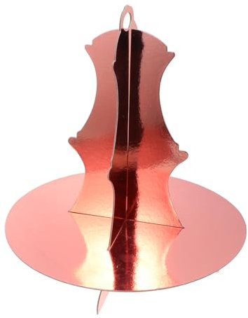 COLLBATH Alzata Per Torte A 3 Strati Espositore Per Torte Multistrato in Cartone Supporto Per Dessert Decorazioni Per Compleanno