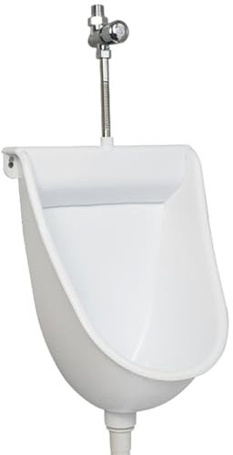 AAADRESSES Wasserloses Urinal Zur Wandmontage, Urinabscheider FüR AußEntoilette, TemporäRes Urinal Mit Schlauch, Urinale FüR AußEnbereich, FüR Garage/Schuppen/Hinterhof/Auto/Reise,Weiß