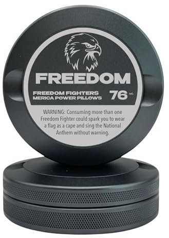 Syn Tin Edition 005: Freedom | Metallischer Snus-Behälter | Zyn Metalldose | Geruchsdichter Behälter | Aluminium | 7 cm x 7 cm x 2 cm
