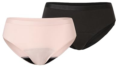 Schiesser Damen 2 PACK Menstruationswäsche / Periodenslip auslaufsicher - Secret Care