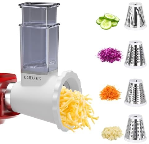 Vegetable Cutter for KVC/KVL Kenwood Accessories, Stainless Steel Vegetable Cutter for Kenwood Accessories, Vegetable Slicer Attachment for Kenwood, Slicer Shredder for Kenwood Vegetable Cutter