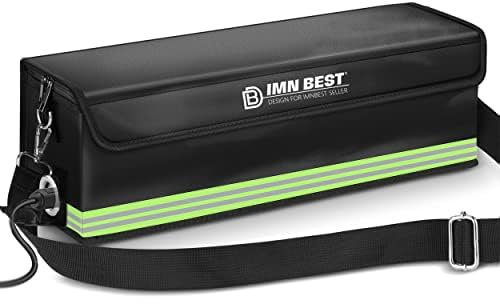ImnBest Ebike Akku Tasche Feuerfest,Wasserdicht & Explosionssicher Lipo Safe Bag für Lagerung Für Lagerung,Transport,Aufladung (56CMB)