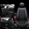 Chifeng Universal-Kunstleder-Autositzbezüge - Haltbar, wasserdicht, atmungsaktiv Bezüge Geeignet für 2 Vordersitze BMW-1 Series 3 Series (2005-2012) 5 Series 2005-2018 X1 X2 X3 2005-2017 X4 X5 X6