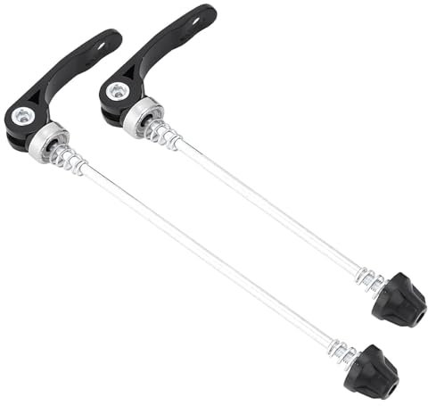 Fahrrad Vorder und Hinterrad Schnellspanner, Fahrrad Achsen Set, Schnellspannachsen Aluminium, Bicycle Quick Release MTB Schnellspanner für Rennrad MTB, Schnellspannset Vorderrad Hinterrad, 2 Stück