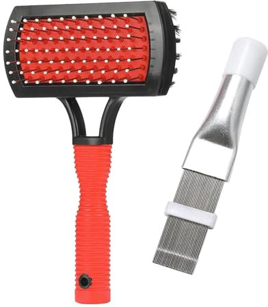 Vriusi Air Conditioner Fine Cleaning Brush, Air Conditioner Evaporator Coil Cleaning Brush, Air Conditioner Condenser Comb, Comb Straightener HVAC Cleaning Brush Set, Verdampfer Coil Fine Cleaning