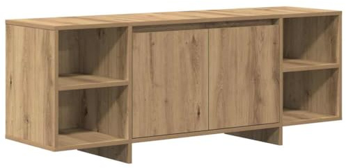 vidaXL Mueble de TV Madera de ingeniería Roble Artisan 130x35x50 cm