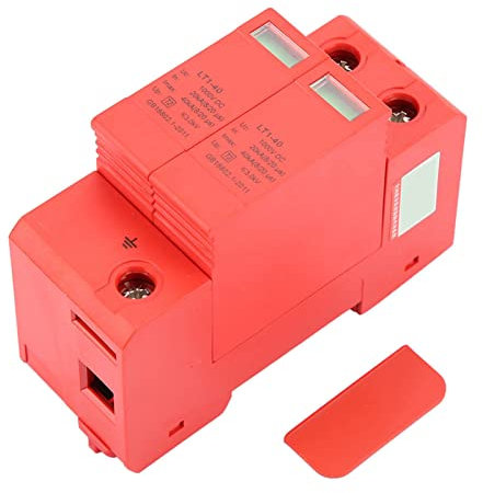 RockVOQRN Dispositif de Protection Contre Les surtensions pour Maison Dispositif de parafoudre Basse Tension Performance Stable Installation Facile DC1000V 2P 40KA Protection