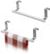 Over Door Towel Rail,Tea Towel Holders,2 Pcs Silver Without Drilling Stainless Steel Bathroom Towel Holder Anti Slip Kitchen Towel Holder,Towel Hanger for Cupboard Drawer Cabinet Kitchen Bathroom Bar