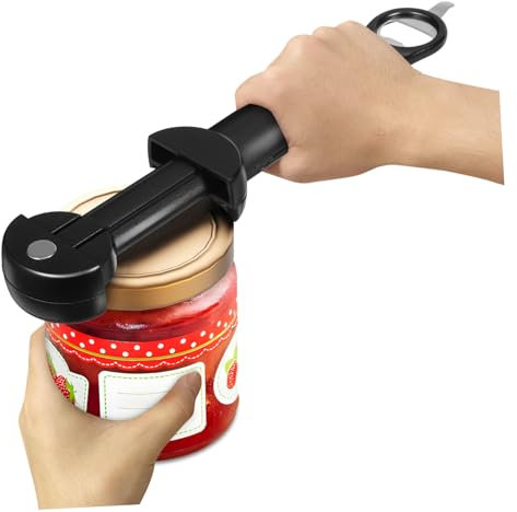CONGARTENO Retractable Cap Opener Jar Lid Opener Tool for Seniors Adjustable Gripper for Easy Bottle Opening at Home Kitchen
