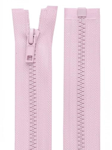1 Reißverschluss Kunststoff-Profil 5mm 35 cm teilbar, Autolock, Farbwahl, Farbe:hellviolett