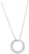 Holibanna Ringkette Name klobige silberne Halskette Frauen Halskette Damenketten Kettenhalskette Frauen Halskette mit Schlüsselbeinkette Halsdekor Strasssteine Silver