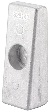 Marhynchus Opfer-Zinkanode aus Aluminiumlegierung, Galvanische Anode, Ersetzt 826134 826134Q, Passend für Mariner-Außenbordmotor