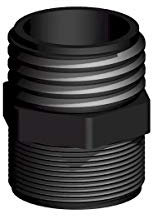 Raccord 2 male s60x6 - 2 male filetage gaz