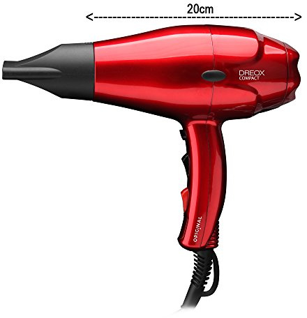 Sinelco France Origin Dreox Compact Haartrockner, metallisch, 2000 W, Rot