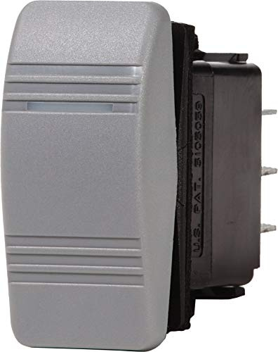 Blue Sea Systems 8233 Contura (ON)-OFF-ON SPDT Switch, Grey